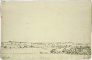View Towards Putbus by Caspar David Friedrich